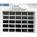Puerta de garaje seccional de aluminio de vidrio de vidrio de vidrio de lujo